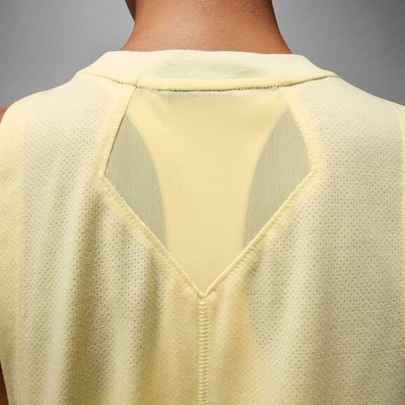 NWT JORDAN Sport Women's Diamond Tank Top Size Medium Citron Tint / Black - Picture 4 of 7